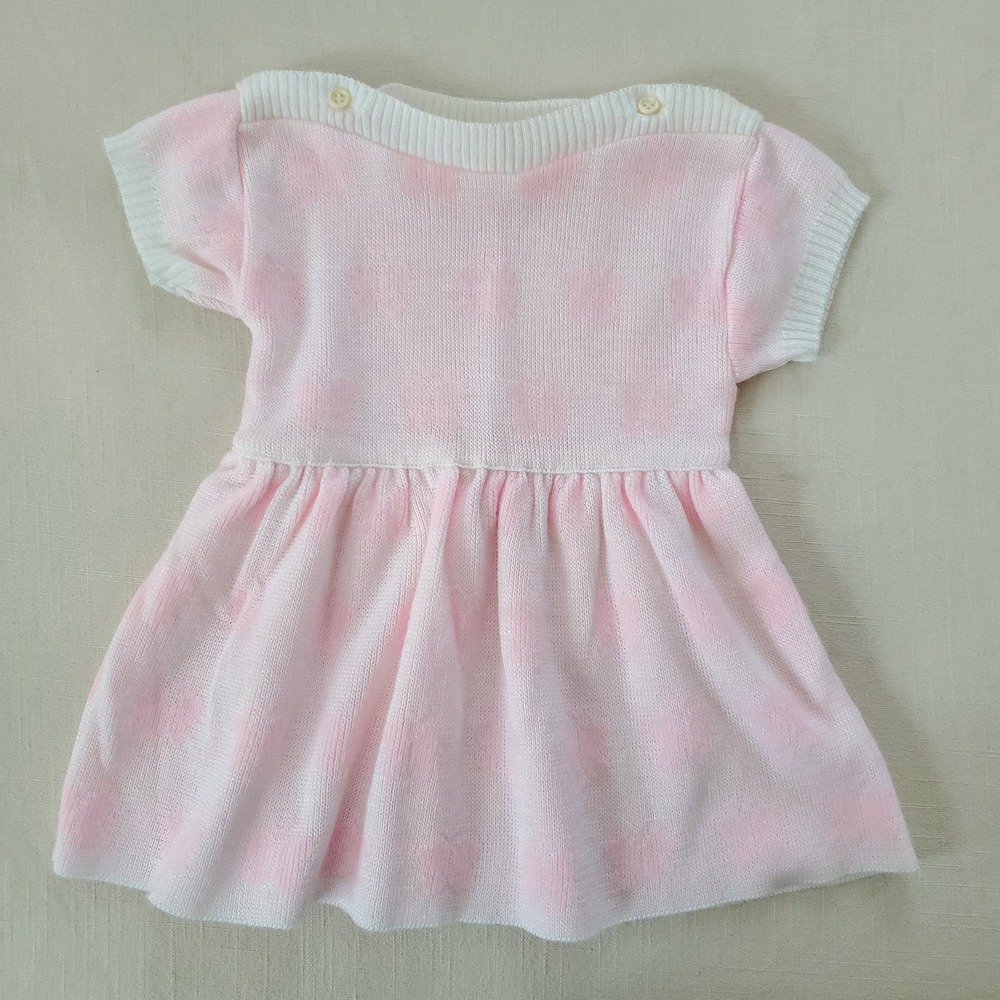 Vintage Butterfly Knit Dress 12-18 months